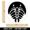 Trilobite Fossil Bones Dinosaur Self-Inking Rubber Stamp for Stamping Ink Stamper Crafting Planners